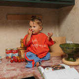 Spaghetti-O Mid Sleeve Tee Tomato