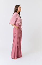 SOLANA TEE - DUSTY PINK