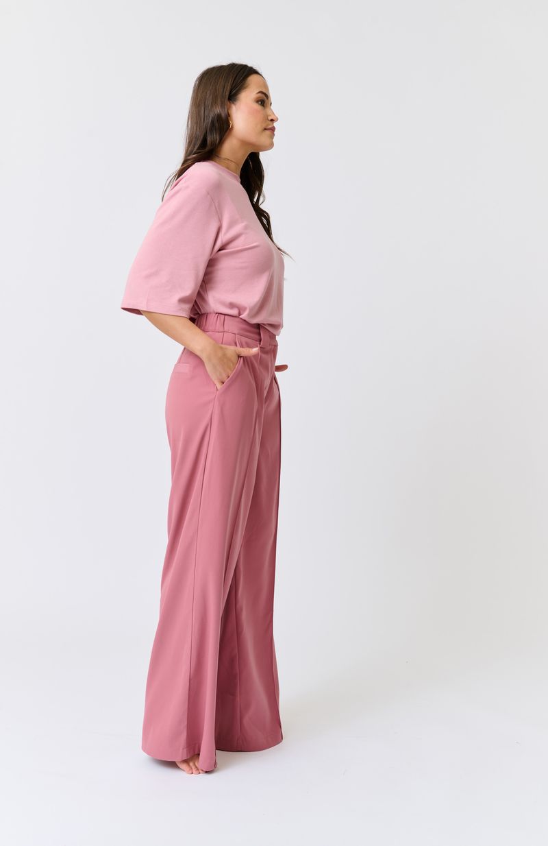 SOLANA TEE - DUSTY PINK