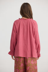 Gemini Blouse - Rose Pink