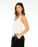 Asym Cami - Polka Dot