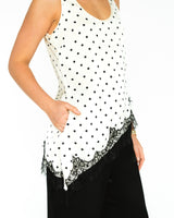 Asym Cami - Polka Dot