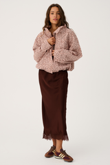 LUNA SKIRT – TRUFFLE LACE