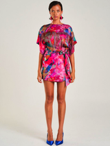 TIE FRONT DRESS - FISH TANK