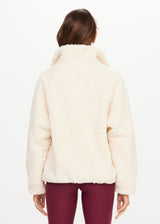 HARLOW FLEECE PULLOVER - MACADAMIA