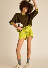 CASTILLA CLEMENTINE KNIT CREW - OLIVE