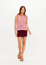 Bahia Koby Knitted Tank Top - Paradise Pink
