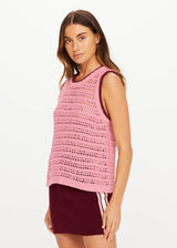 Bahia Koby Knitted Tank Top - Paradise Pink