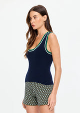 Joey Knit Tank Top - Navy