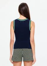 Joey Knit Tank Top - Navy