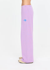 Soul Cal Wide Leg Track Pant - Violet