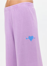 Soul Cal Wide Leg Track Pant - Violet