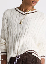 Millie V-neck Knit Sweater