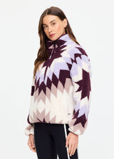 HARLOW FLEECE PULLOVER -MAPLE CHAUD
