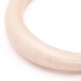 Big Loop Bangle latte marble