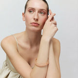 Soft Edge Bangle - Blush marble