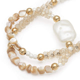 Shore Necklace taupe