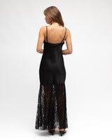 Koko Lace Maxi Dress - Black
