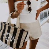 Mia Capri Vacay Tote - Navy