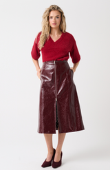 Zephyr Skirt - Cranberry