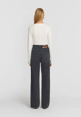 Clique Rib Henley - Ivory