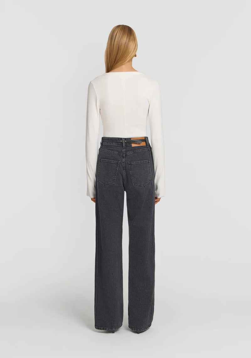 Clique Rib Henley - Ivory