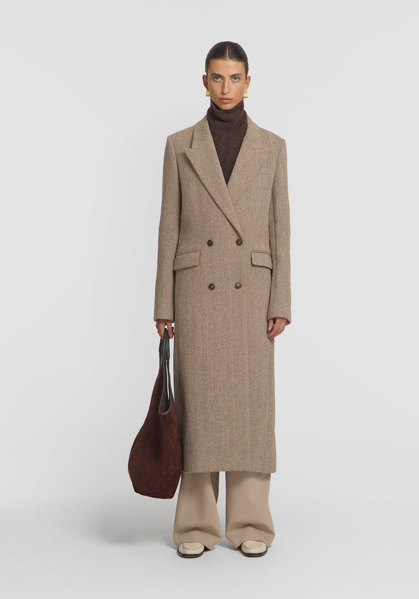 Cigarillo Coat - Herringbone