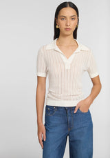 Wisteria Polo - Ivory