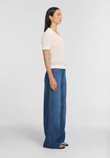 Wisteria Polo - Ivory