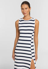 Joker Dress - Royal Blue Stripe