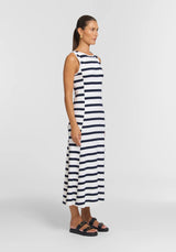 Joker Dress - Royal Blue Stripe