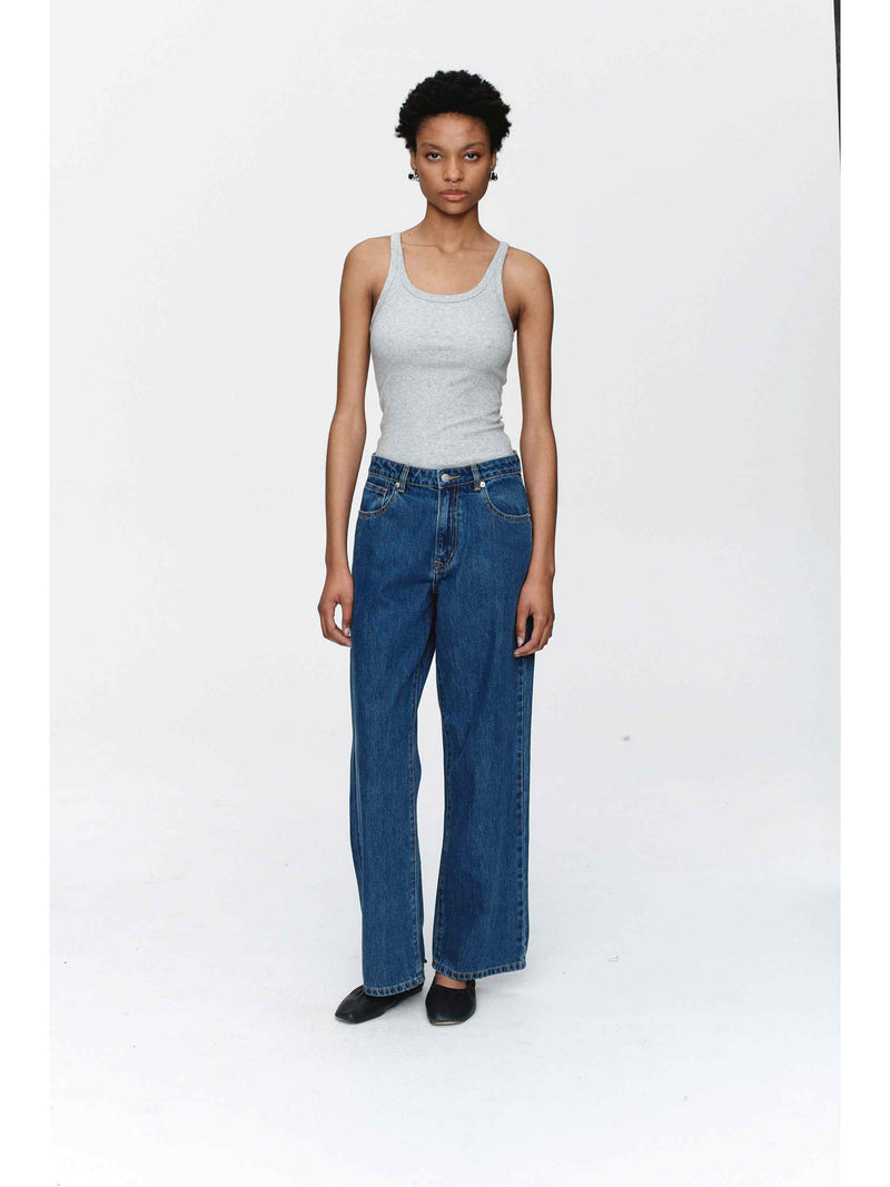 Wide Leg Jean – Heritage Blue