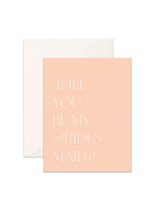 Will You Bridesmaid Bisou Greeting Card