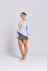 Wildflower Long Sleeve - Powder Blue