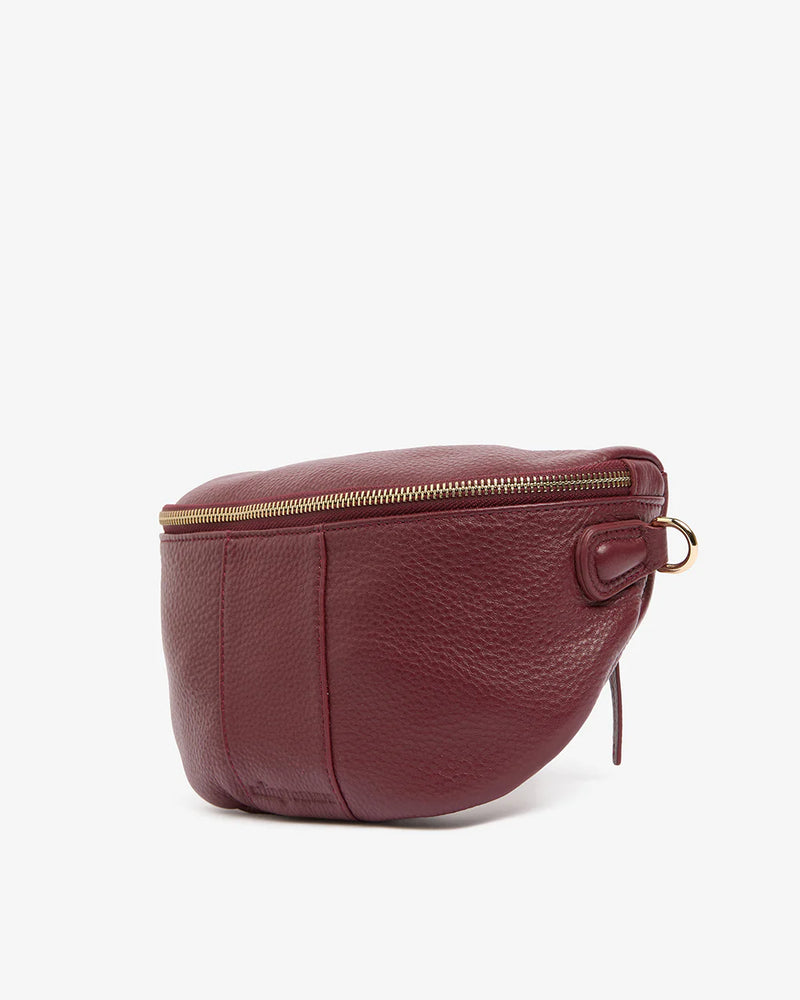 Zara Sling Bag - Burgundy Pebble