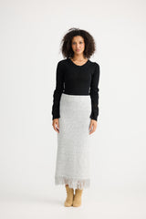 Seville Skirt - Grey Marle