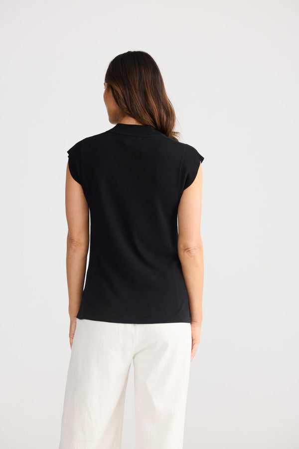 Paula Knit Top - Black