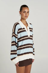 STRIPE LS POLO - APEROL STRIPE