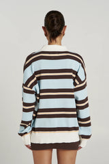 STRIPE LS POLO - APEROL STRIPE