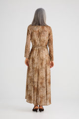 Onella Midi Dress - Leopard