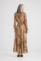 Onella Midi Dress - Leopard