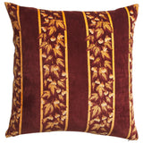 Agata Velvet Cushion - Rosewood