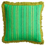 Nicolette Woven Cushion - Spring Green