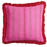 Nicolette Woven Cushion - Pansy