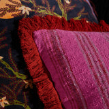Nicolette Woven Cushion - Pansy