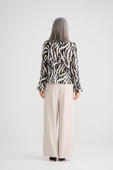 Harper Top - Zebra Print