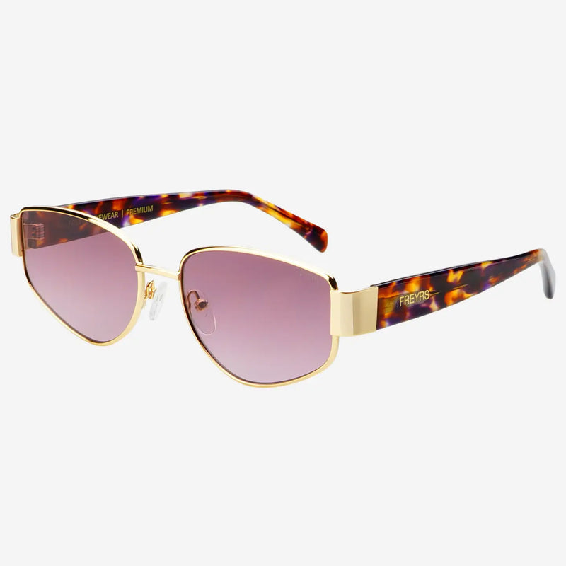 Delilah Sunglasses - Gold / Lavender