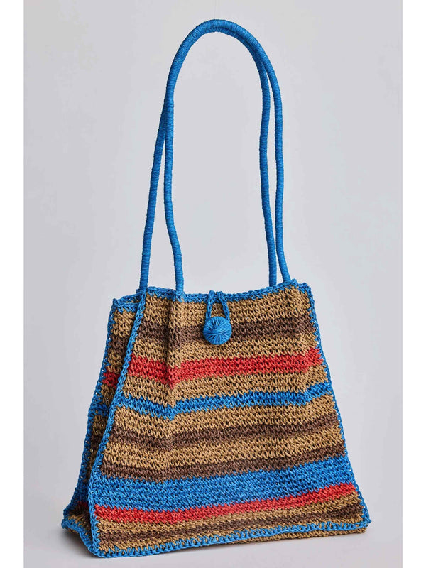 Weekend Tote - Blue Stripe