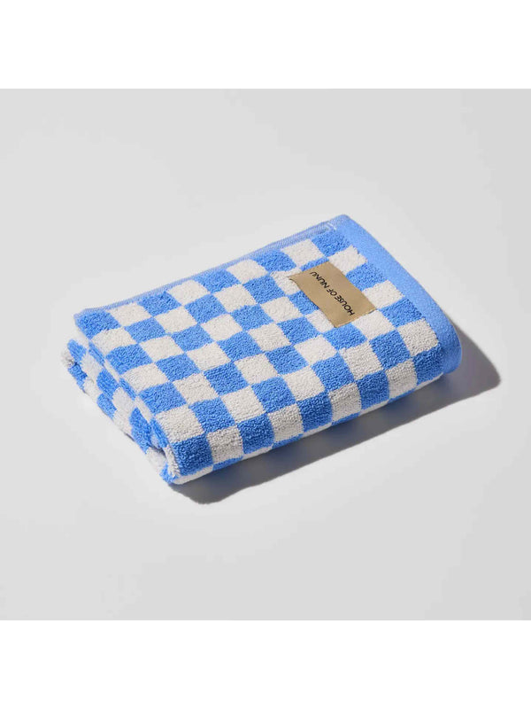 Hand Towel in Blue Check