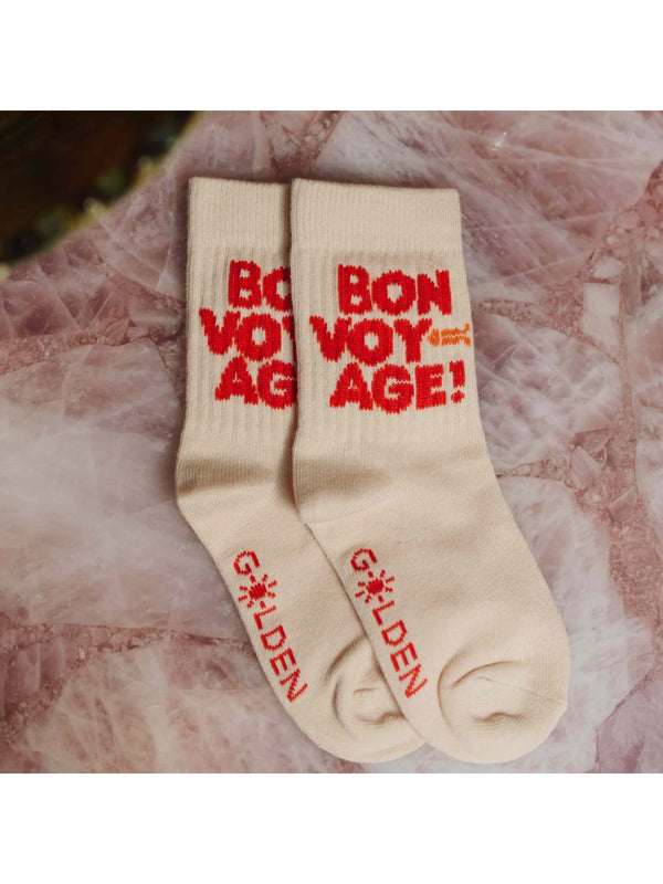 Bon Voyage Socks Tan